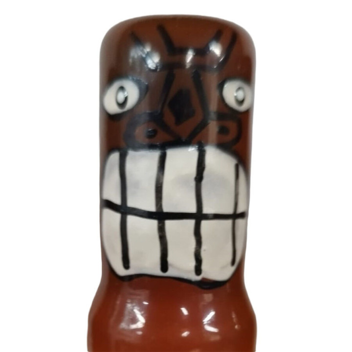 CONDOMERIE - PRÉSERVATIFS FANTAISIE PEINTS À LA MAIN TIKI TOTEM-FRIKI-02