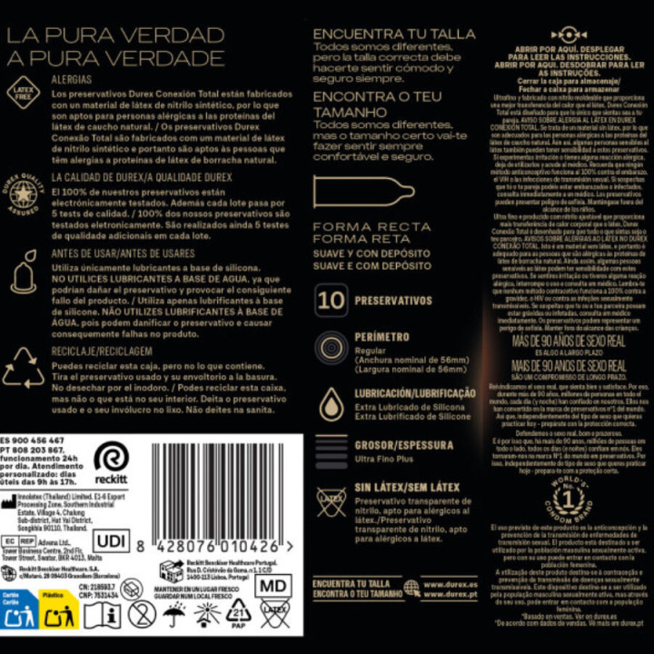 Preservativos Conexion Total 10 ud