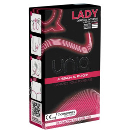 Préservatifs Féminins sans Latex 3 Unités Lady Female