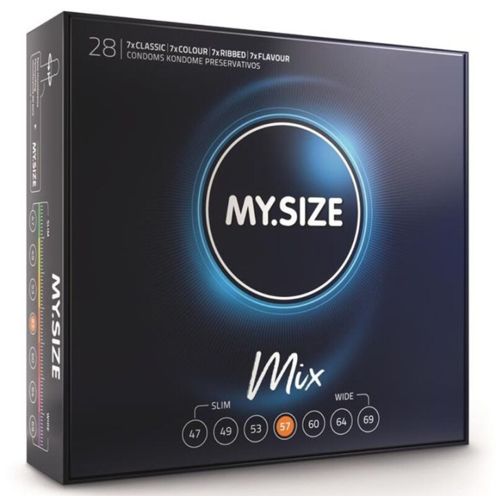 My Size Mix Talla 57 Caja de 28 Uds