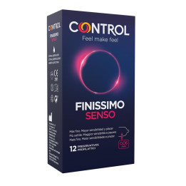CONTROL - CONDOMS ADAPTA SENSO 12 UNITÉS