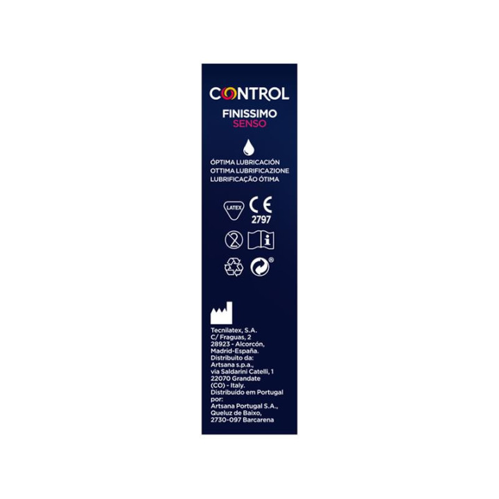 CONTROL - CONDOMS ADAPTA SENSO 12 UNITÉS