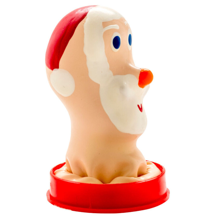 CONDOMERIE - PRÉSERVATIFS FANTAISIE PEINTS À LA MAIN PÈRE NOËL