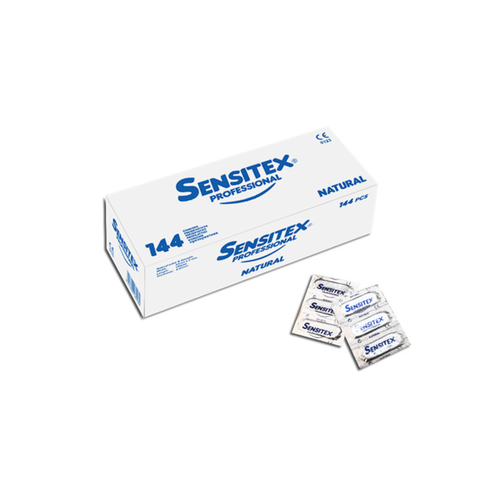 Boîte de 144 préservatifs sensitex pro Natural