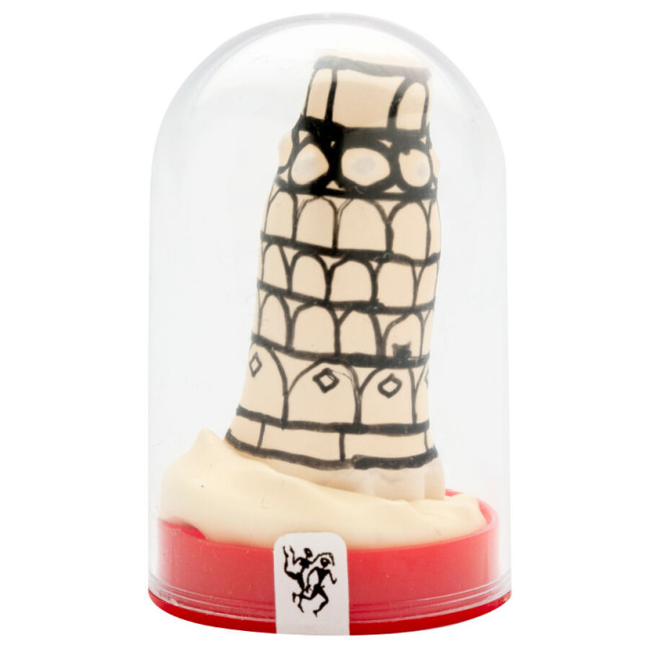 CONDOMERIE - PRÉSERVATIFS FANTAISIE PEINTS À LA MAIN TOUR DE PISE