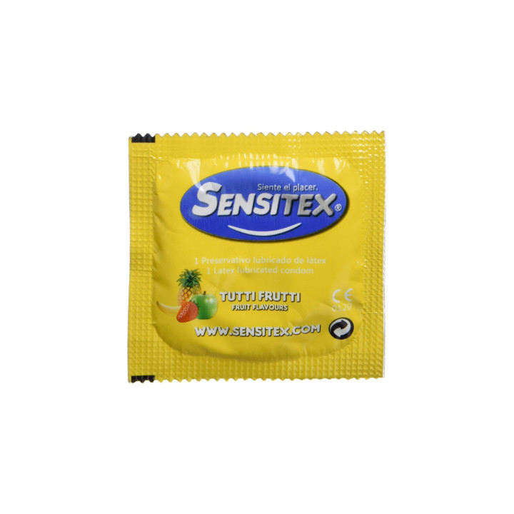 BOITE DE 144 PRÉSERVATIFS SENSITEX TUTTI FRUTTI