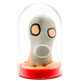 CONDOMERIE - PRÉSERVATIFS FANTAISIE PEINTS À LA MAIN MASQUE À GAZ