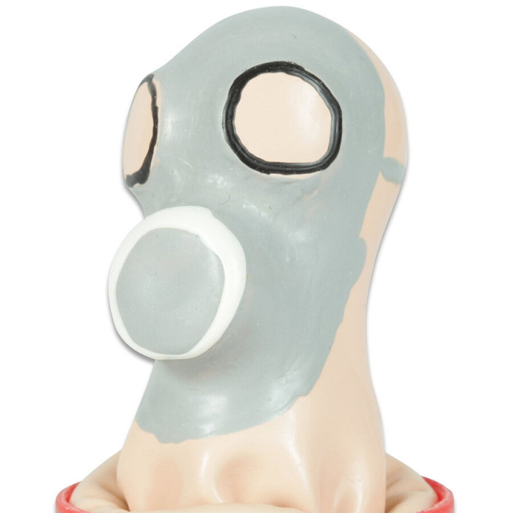 CONDOMERIE - PRÉSERVATIFS FANTAISIE PEINTS À LA MAIN MASQUE À GAZ