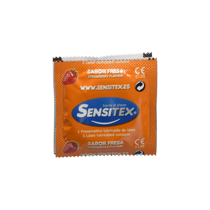 BOITE DE 144 PRÉSERVATIFS SENSITEX FRAISE