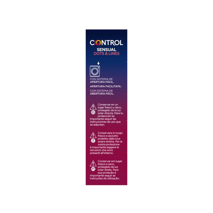 CONTROL - POINTS & LIGNES SENSUELLES POINTS ET VERGETURES 12 UNITÉS