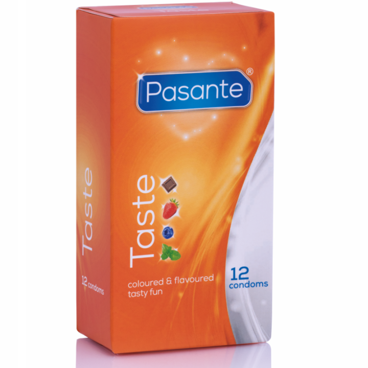 Boîte de 12 préservatifs en latex aromatisés