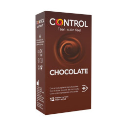 CONTROL - ADAPTA PRÉSERVATIFS CHOCOLAT 12 UNITÉS