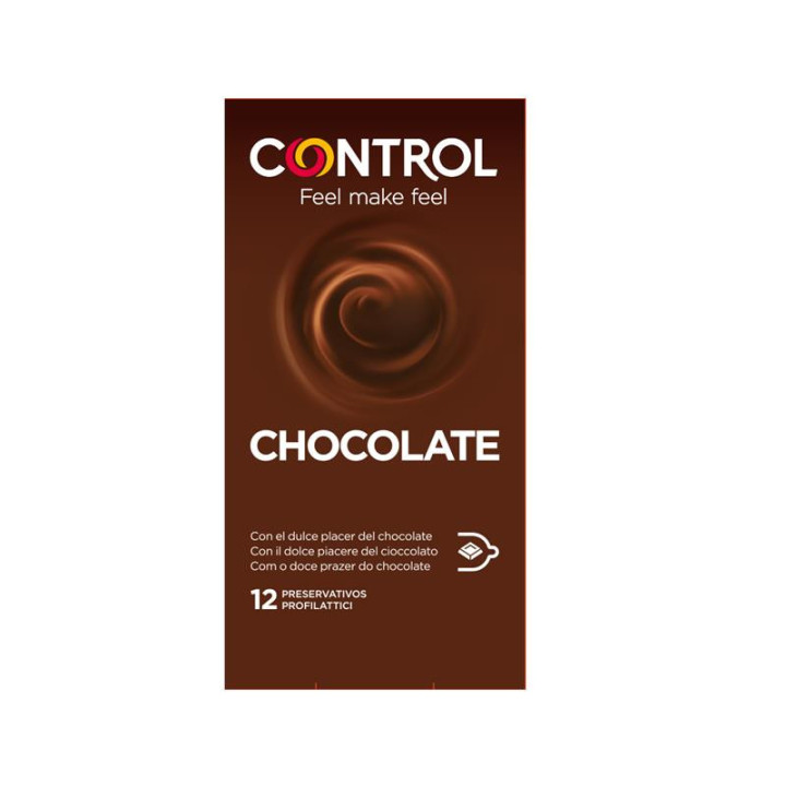 CONTROL - ADAPTA PRÉSERVATIFS CHOCOLAT 12 UNITÉS