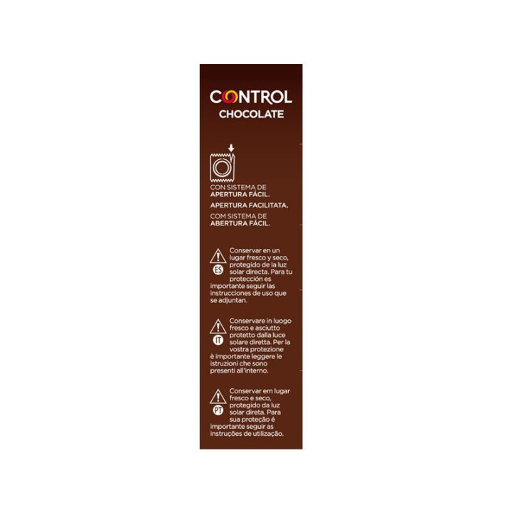 CONTROL - ADAPTA PRÉSERVATIFS CHOCOLAT 12 UNITÉS