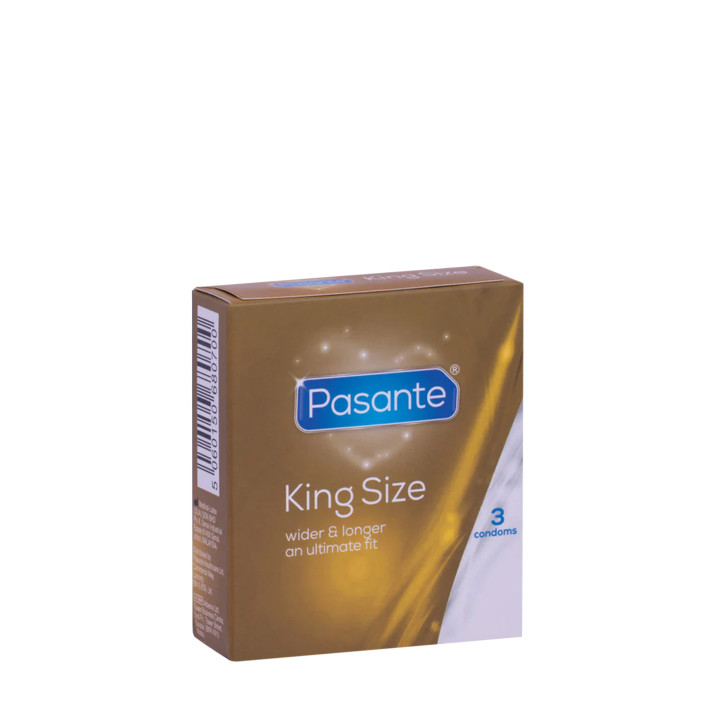 Boîte de 3 préservatifs en latex King Size