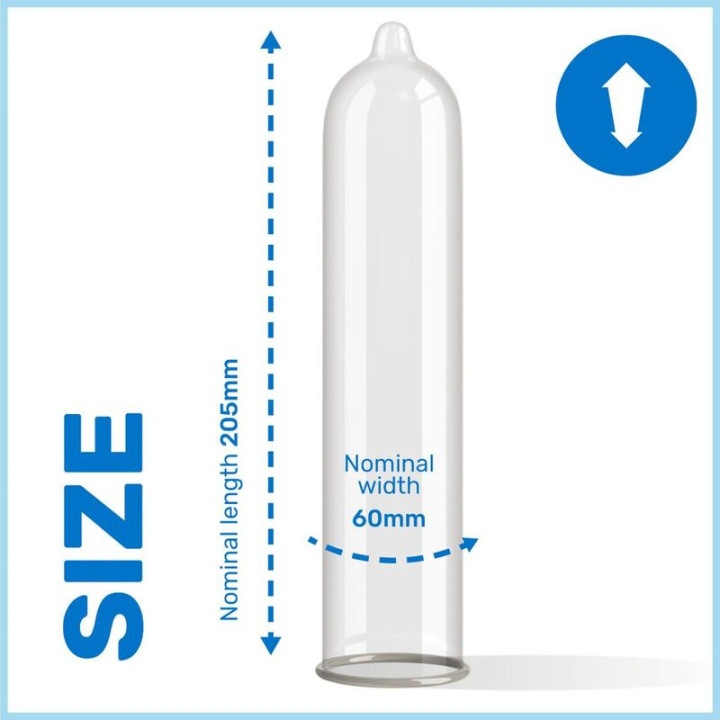 Boîte de 3 préservatifs en latex King Size