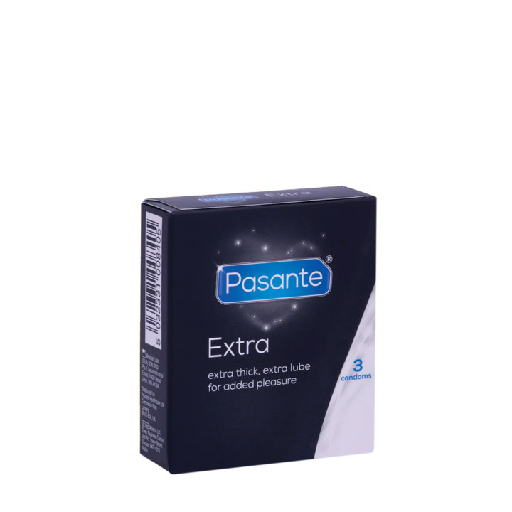 Boîte de 3 préservatifs en latex Extra