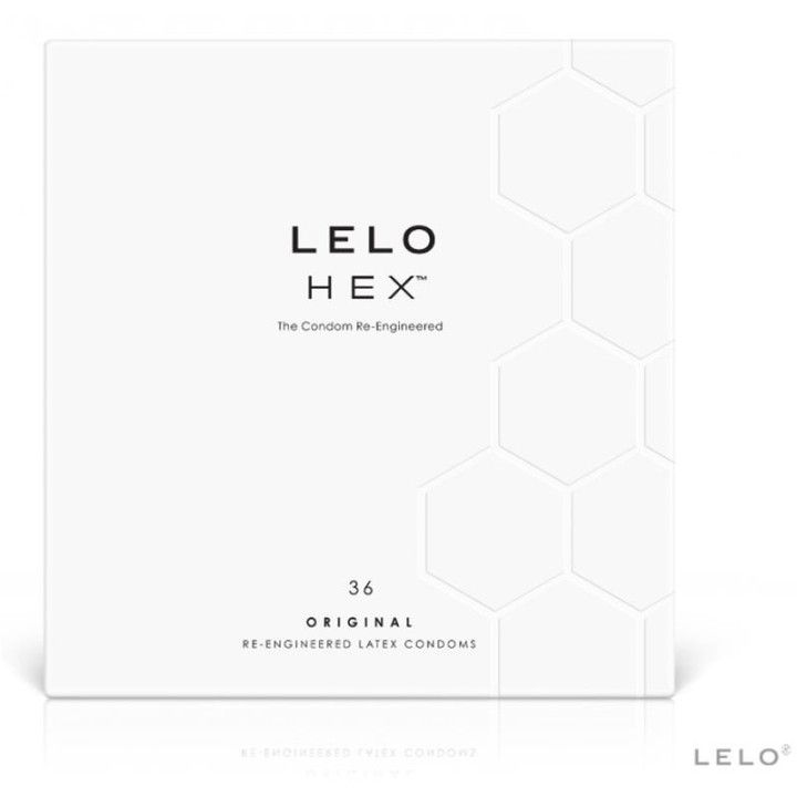 36 préservatifs extra-fins lubrifiés LELO HEX