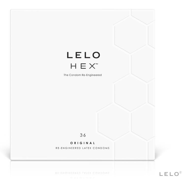 36 préservatifs extra-fins lubrifiés LELO HEX
