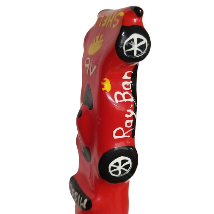 CONDOMERIE - PRÉSERVATIFS FANTAISIE PEINTS À LA MAIN F1 FERRARI XL