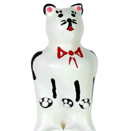 CONDOMERIE - PRÉSERVATIFS FANTAISIE PEINTS À LA MAIN MODÈLE CHAT XL