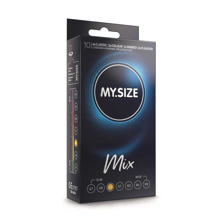 My Size Mix Taille 53 Boîte de 10 Uds