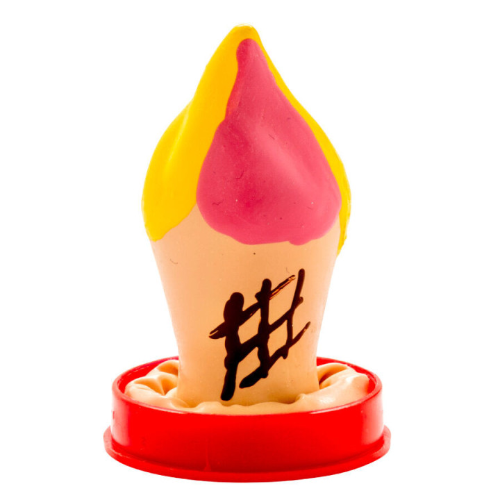 CONDOMERIE - PRÉSERVATIFS FANTAISIE PEINTS À LA MAIN GLACES