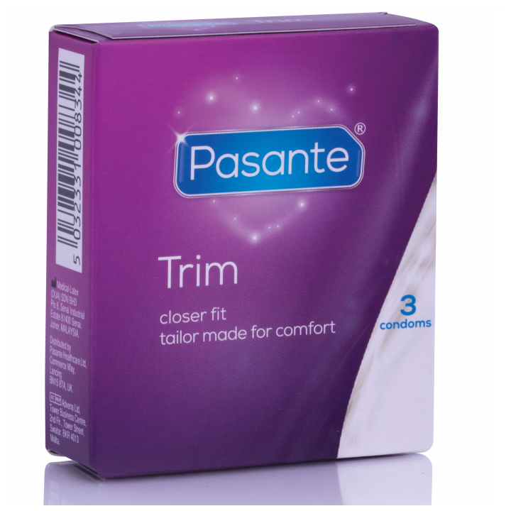 Boîte de 3 préservatifs en latex Trim