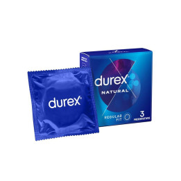 DUREX - PRÉSERVATIFS NATURELS 3 UNITÉS