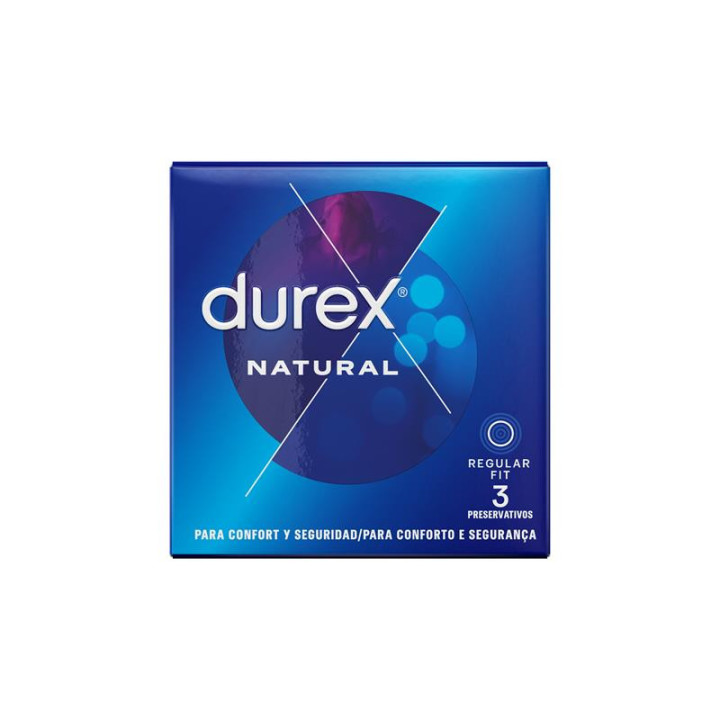 DUREX - PRÉSERVATIFS NATURELS 3 UNITÉS