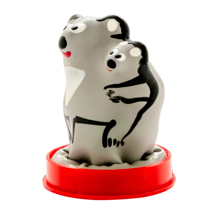 CONDOMERIE - PRÉSERVATIFS FANTAISIE PEINTS À LA MAIN KOALA + YOUNG