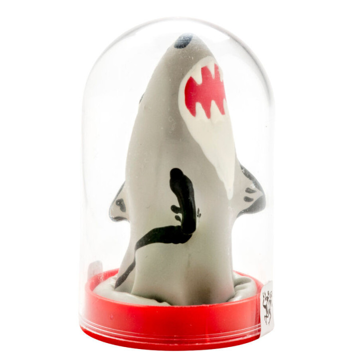 CONDOMERIE - PRÉSERVATIFS FANTAISIE PEINTS À LA MAIN MODÈLE REQUIN 1