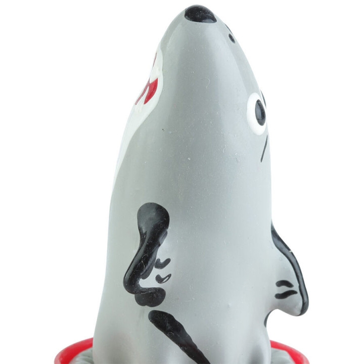 CONDOMERIE - PRÉSERVATIFS FANTAISIE PEINTS À LA MAIN MODÈLE REQUIN 1