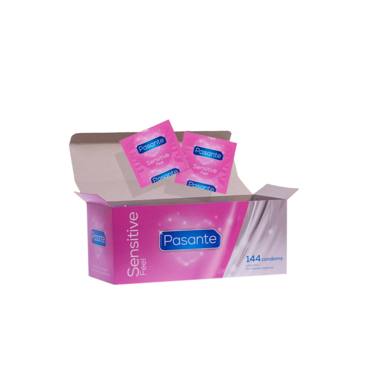 Sachet de 144 préservatifs en latex extra-fins