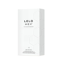 Lelo Hex, 12 préservatifs en latex lubrifiés