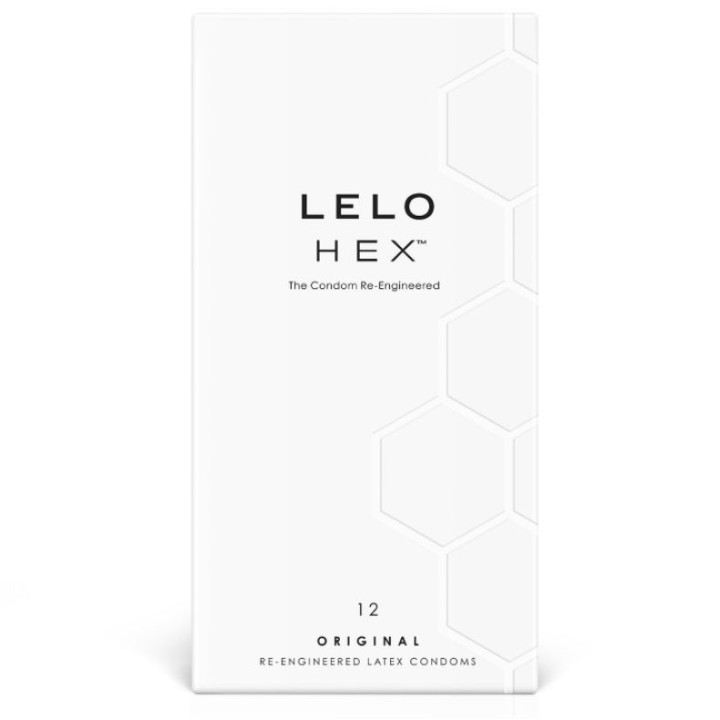 Lelo Hex, 12 préservatifs en latex lubrifiés