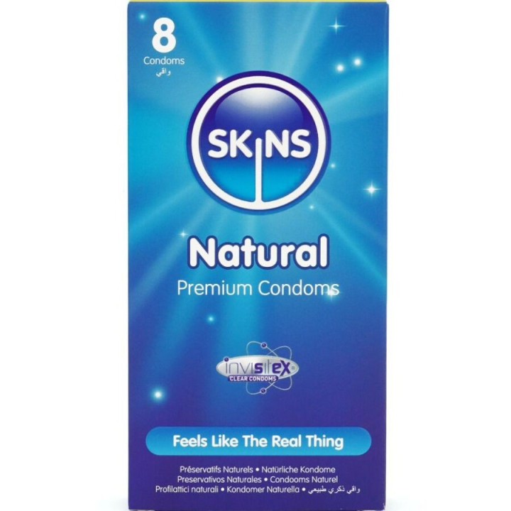 SKINS - PRÉSERVATIFS NATURELS PREMIUM PACK 8