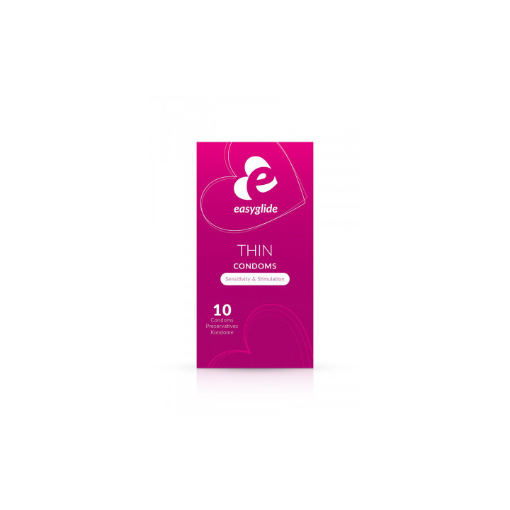 10 préservatifs Extra Fins - EasyGlide