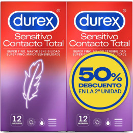 Duplo Préservatifs Sensitifs Super Fins 2 x 12ud