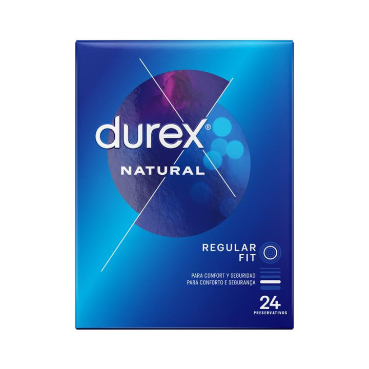 DUREX - PRÉSERVATIFS NATURELS 24 UNITÉS