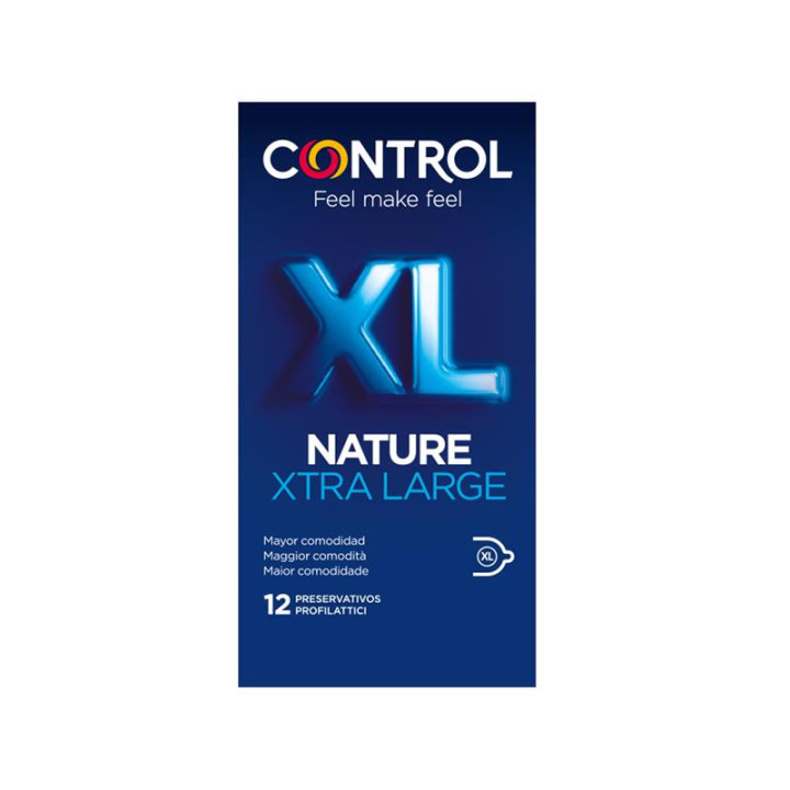 CONTROL - ADAPTA NATURE XL CONDOMS 12 UNITÉS