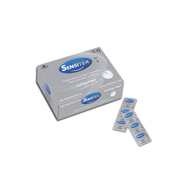 BOITE DE 144 PRÉSERVATIFS SENSITEX EXTRA FIN