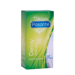 Boîte de 12 préservatifs retardants Delay Infinity