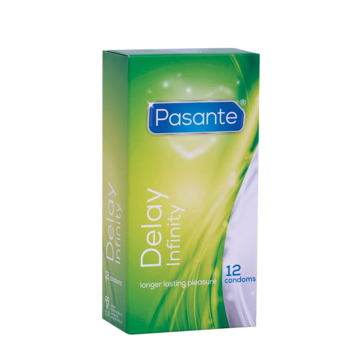 Boîte de 12 préservatifs retardants Delay Infinity