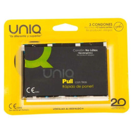 Préservatifs avec Bandes Pull Condoms Sans Latex 3 pcs