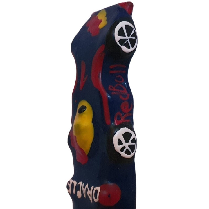 CONDOMERIE - PRÉSERVATIFS FANTAISIE PEINTS À LA MAIN F1 RED BULL XL