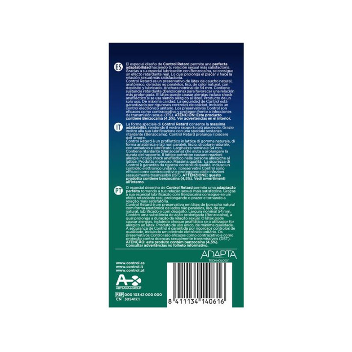 CONTROL - NON STOP RETARD CONDOMS 12 UNITS