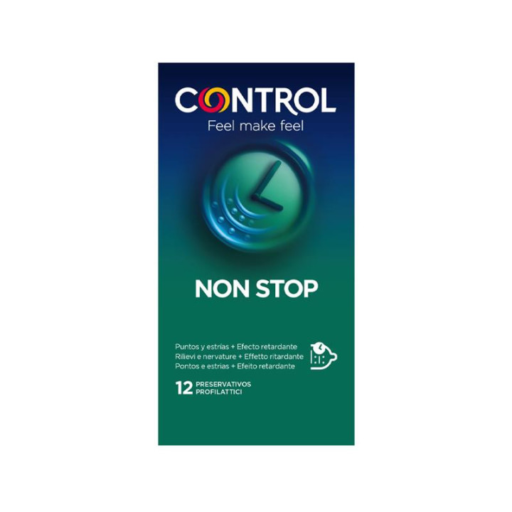 CONTROL - CONDOMS NONSTOP DOTS AND LINES 12 UNITÉS