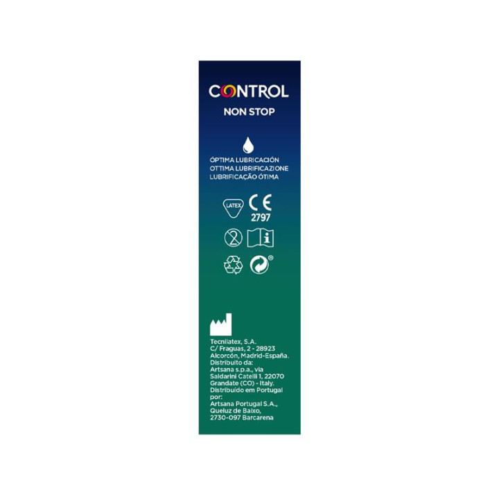 CONTROL - CONDOMS NONSTOP DOTS AND LINES 12 UNITÉS