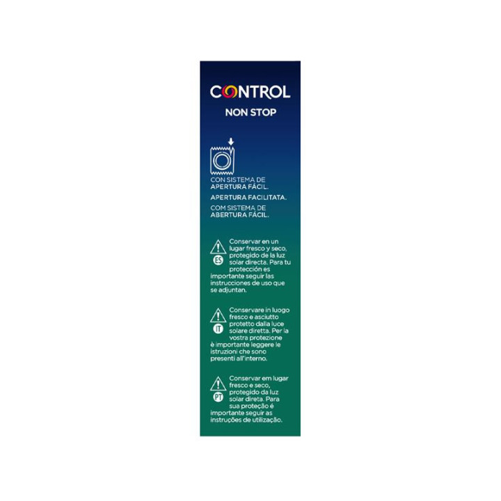 CONTROL - CONDOMS NONSTOP DOTS AND LINES 12 UNITÉS